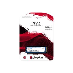 דיסק פנימי Kingston NV3 500GB NVME GEN 4.0 M.2 2280 5000/3000Mb/s