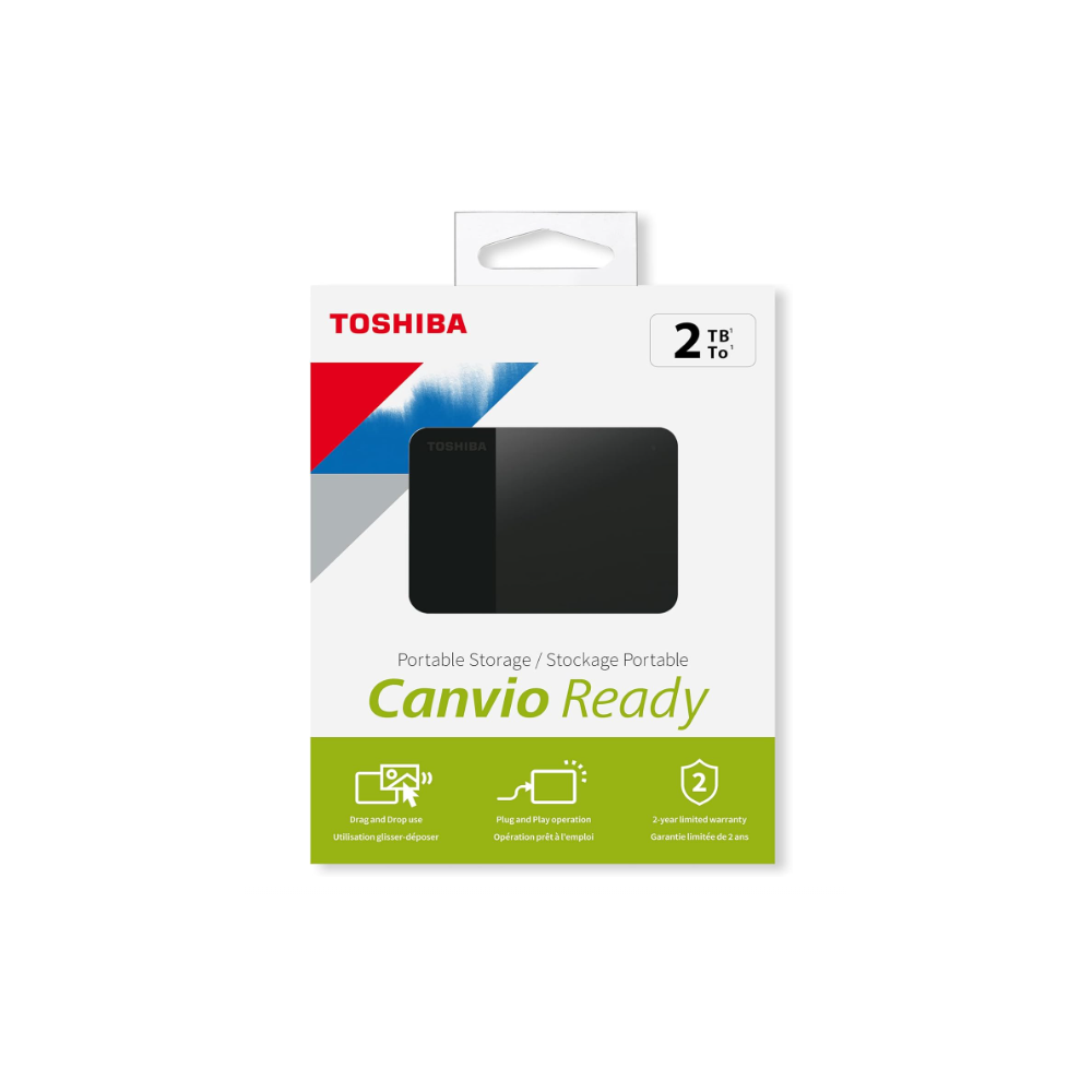 דיסק חיצוני TOSHIBA Canvio Ready 2TB 2.5 USB 3.2