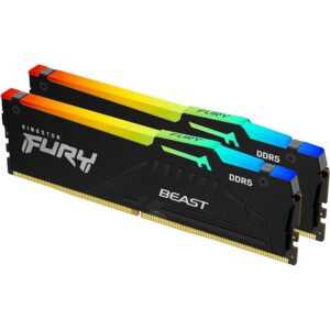 Kingston Fury Beast RGB 32GB kit 2x16GB 6000Mhz DDR5 C30 AMD Expo Kingston Fury Beast RGB 32GB kit 2x16GB 6000Mhz DDR5 C30 AMD Expo