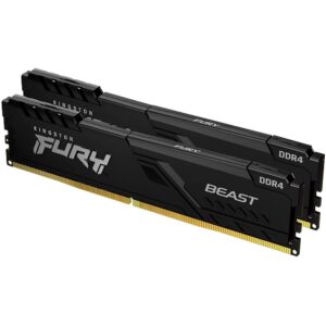 זכרון לנייח Kingston Fury Beast Black 32GB 2X16 6000MHZ DDR5 C36 זכרון לנייח Kingston Fury Beast Black 32GB 2X16 6000MHZ DDR5 C36