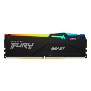 זכרון לנייח KINGSTON FURY Beast RGB 16GB DDR5 6000MHZ C36 EXPO/XMP זכרון לנייח KINGSTON FURY Beast RGB 16GB DDR5 6000MHZ C36 EXPO/XMP