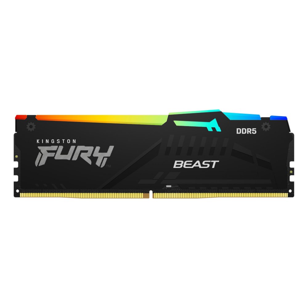 זכרון לנייח KINGSTON FURY Beast RGB 16GB DDR5 6000MHZ C36 EXPO/XMP