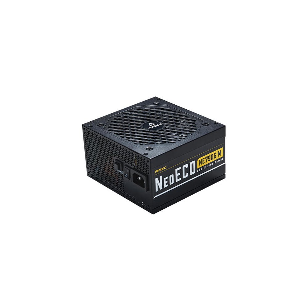 ספק כוח Antec NeoEco 750W Gold fully Modular 120mm Silent Fan