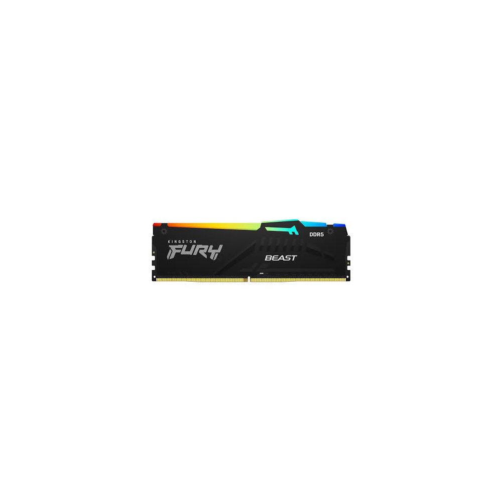 זכרון לנייח KINGSTON FURY BEAST RGB 16GB DDR5 6000MHZ CL30 EXPO XMP