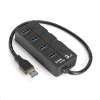 מפצל USB-3.0 איכותי ל-4 מפצל USB-3.0 איכותי ל-4