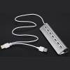 מפצל USB-2.0 שולחני מעוצב עם 7 חיבורים מפצל USB-2.0 שולחני מעוצב עם 7 חיבורים