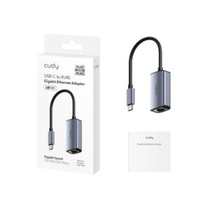 כרטיס רשת Cudy UE10C USB-C ל-RJ45 עד 1Gbps כרטיס רשת Cudy UE10C USB-C ל-RJ45 עד 1Gbps