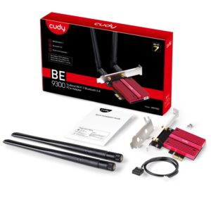 כרטיס רשת אלחוטי Cudy WE9300 PCI-E Wi-Fi 7 + Bluetooth 5.4 כרטיס רשת אלחוטי Cudy WE9300 PCI-E Wi-Fi 7 + Bluetooth 5.4
