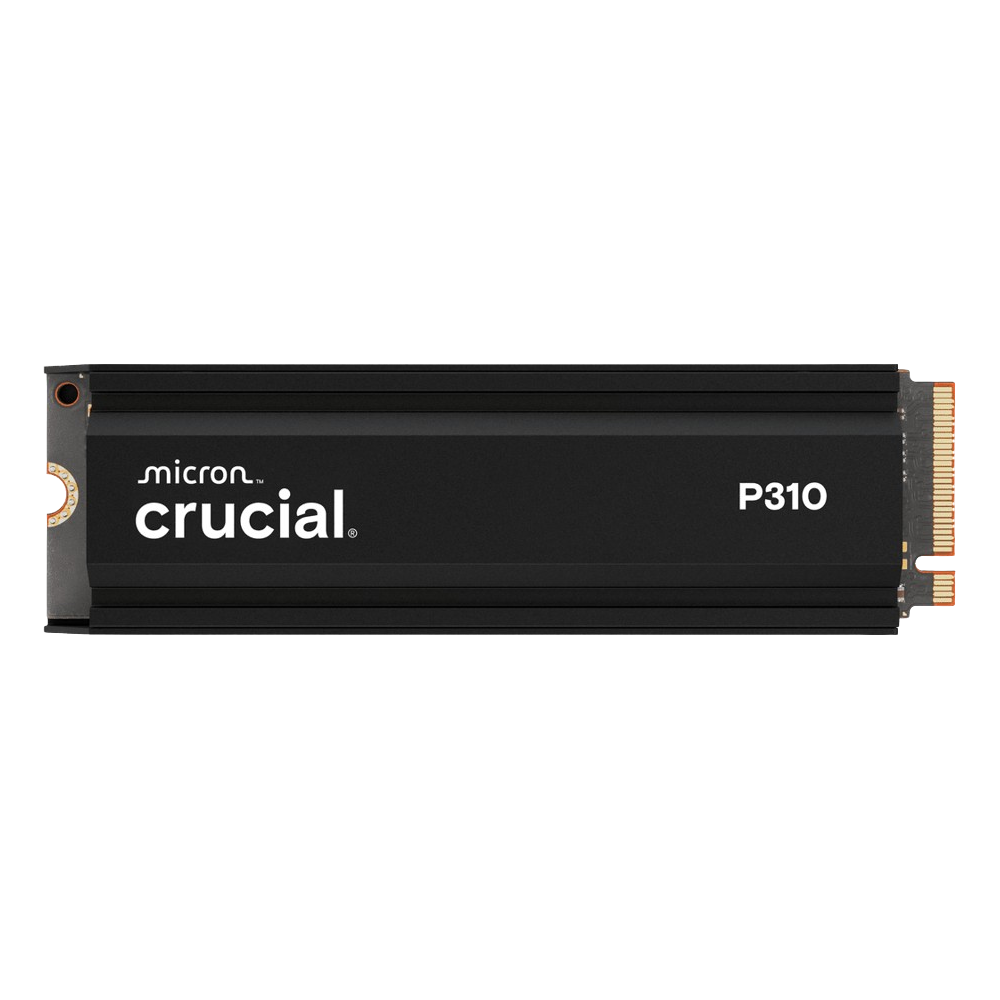דיסק פנימי Crucial P310 1TB PCIe Gen4 NVMe 2280 M.2 SSD Heatsinc