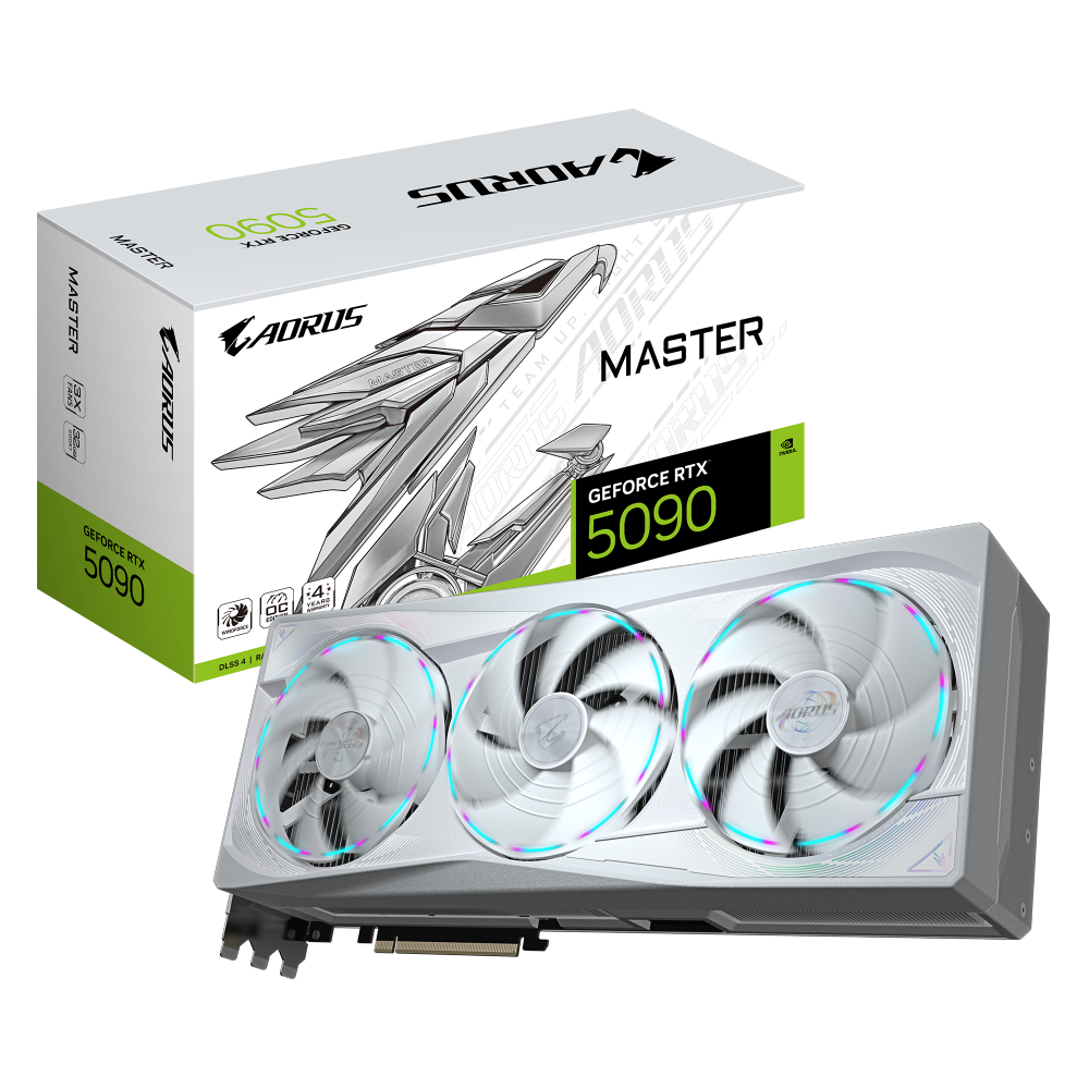 כרטיס מסך AORUS GeForce RTX 5090 MASTER ICE 32G