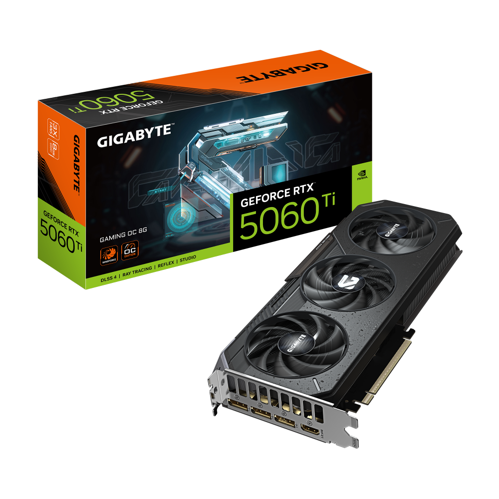 כרטיס מסך Gigabyte RTX 5060 Ti Gaming OC 8GB
