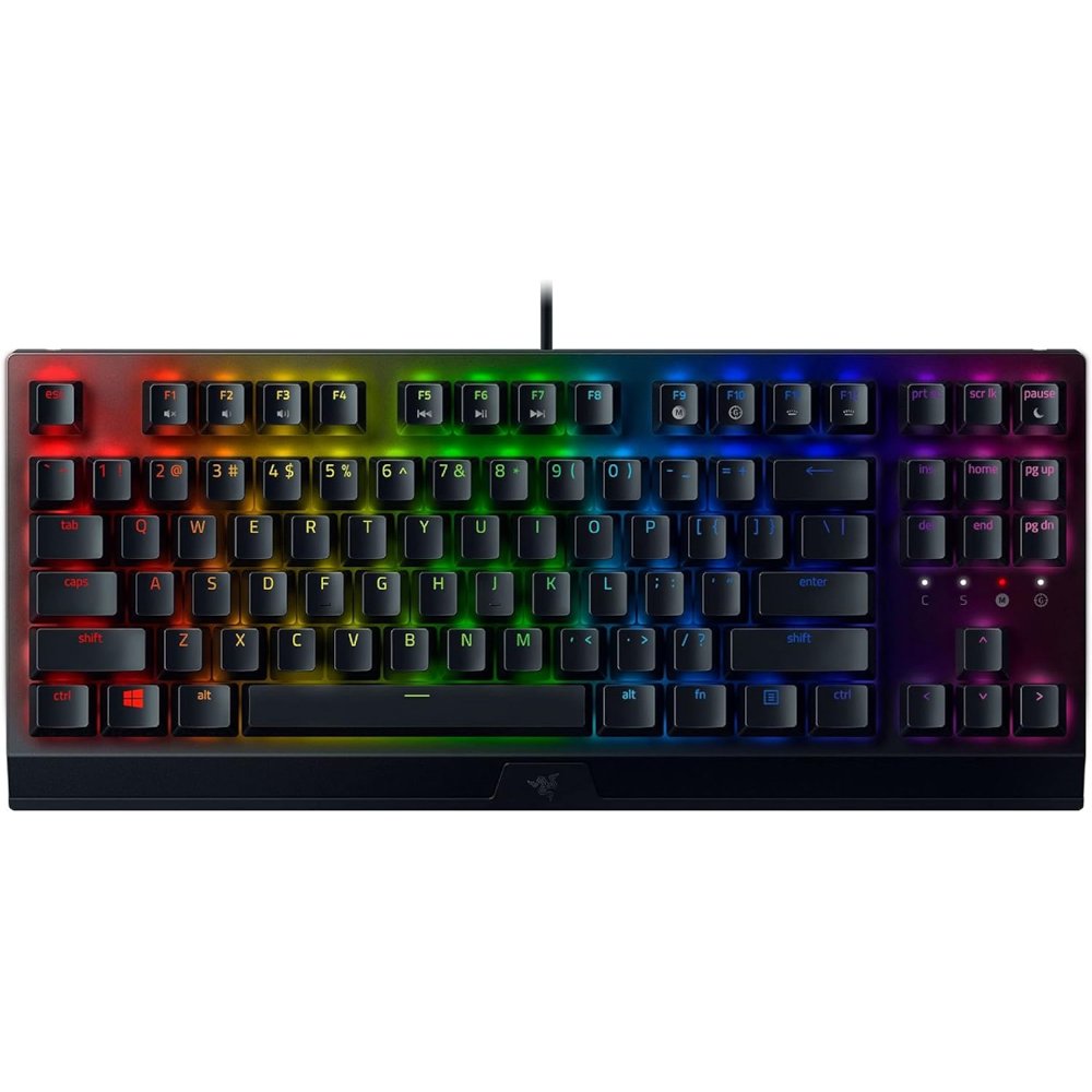 מקלדת גיימינג Razer BlackWidow v3 TKL Wired RGB Green Switches