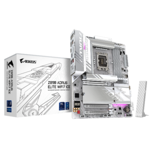 לוח אם Gigabyte Z890 AORUS Elite WIFI7 ICE DDR5 LGA1851 לוח אם Gigabyte Z890 AORUS Elite WIFI7 ICE DDR5 LGA1851