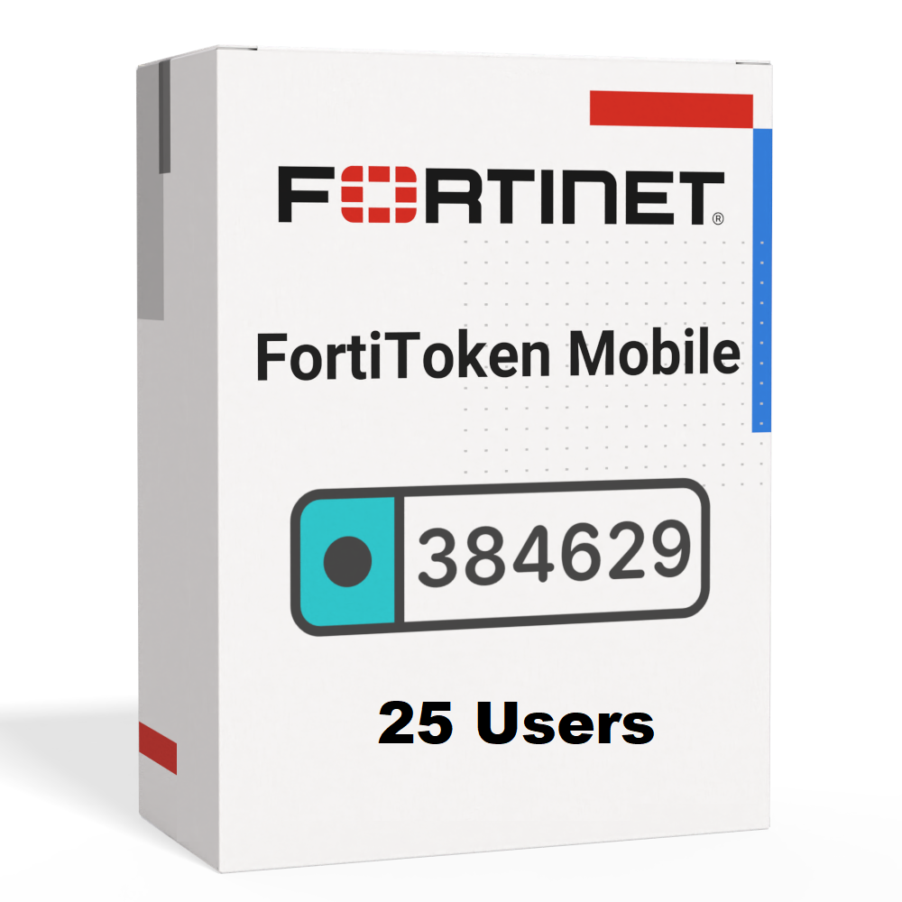 רישיון Fortinet FortiToken Mobile — 25 משתמשים