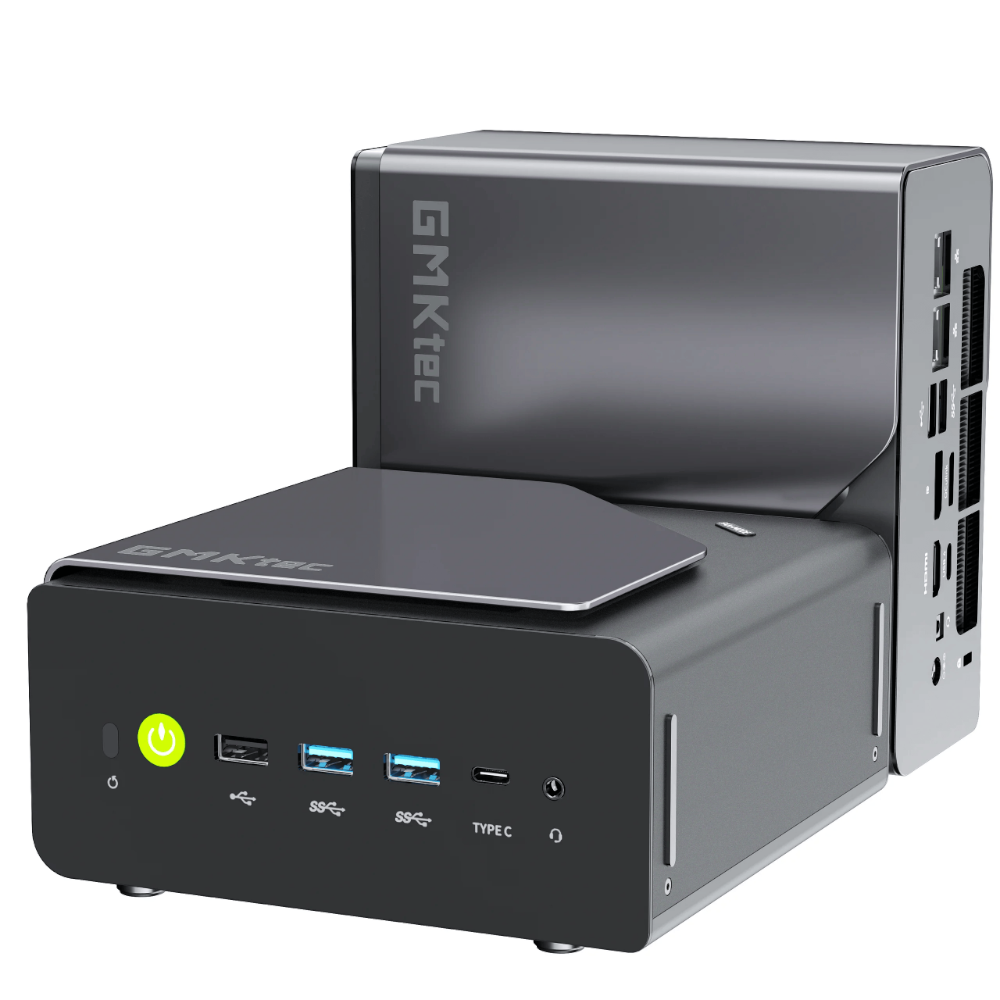 מיני מחשב GMKtec K12 Plus Ryzen 7 H255 32GB DDR5 1TB Win11 Pro