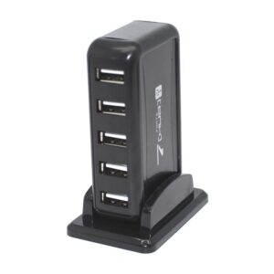 מפצל USB 2.0 אקטיבי ל-7 יציאות כולל ספק מתח מפצל USB 2.0 אקטיבי ל-7 יציאות כולל ספק מתח