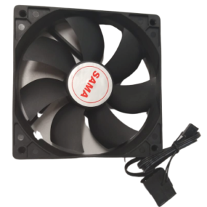 מאוורר למארז SAMA 12CM חיבור MOLEX