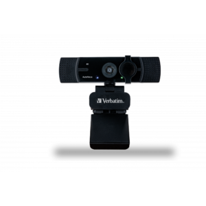 מצלמת רשת Verbatim AWC-03 4K UHD עם פוקוס אוטומטי ומיקרופון כפול מצלמת רשת Verbatim AWC-03 4K UHD עם פוקוס אוטומטי ומיקרופון כפול