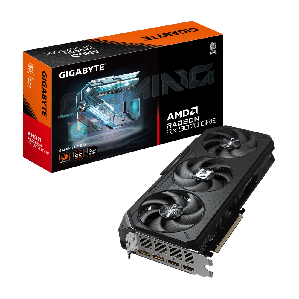 כרטיס מסך Gigabyte Radeon RX 9070 GRE Gaming OC 12GB