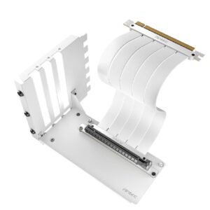 כבל Riser‏ Antec PCI-E 4.0 עם תושבת — לבן