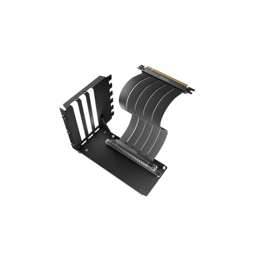 כבל Riser Antec PCI-E 4.0 עם תושבת — שחור