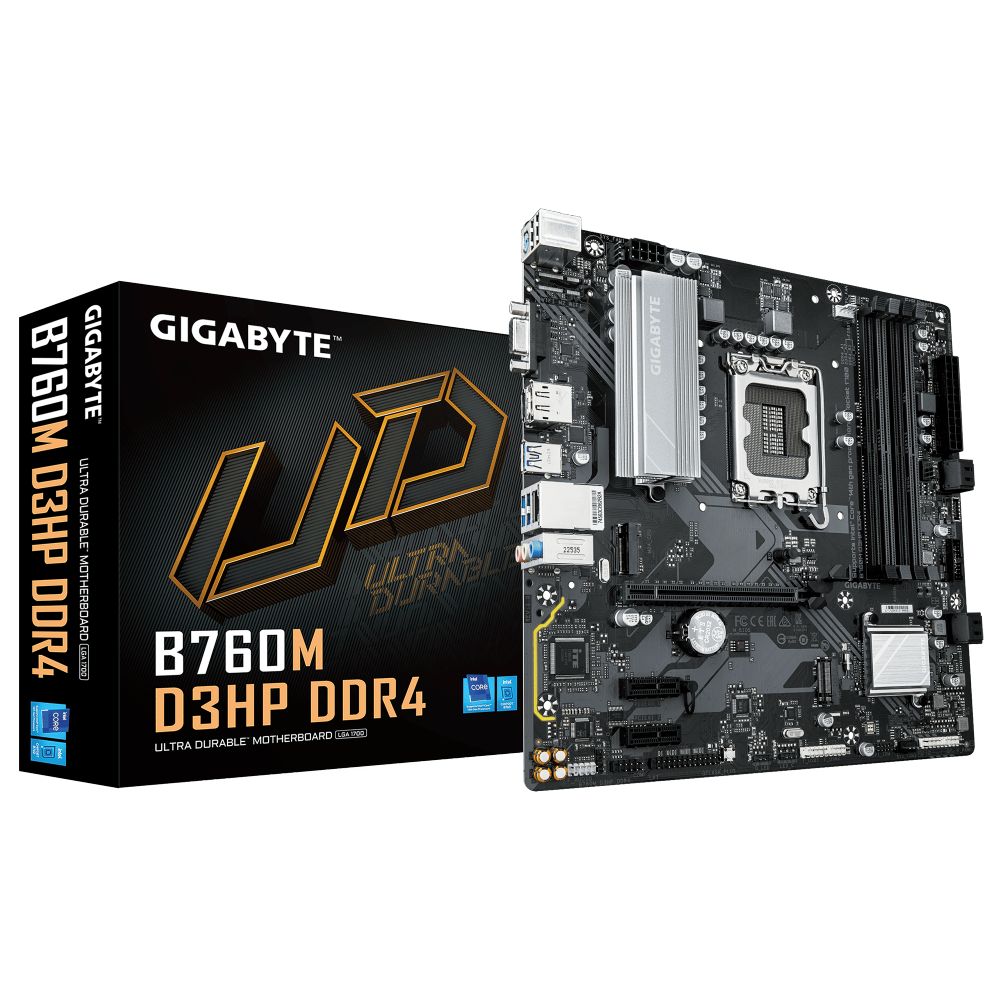 לוח אם Gigabyte B760M D3HP DDR4 LGA1700