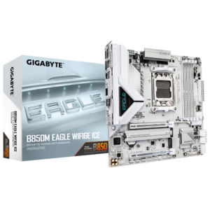 לוח אם Gigabyte B850M Eagle WIFI6E ICE DDR5 AMD AM5 לוח אם Gigabyte B850M Eagle WIFI6E ICE DDR5 AMD AM5
