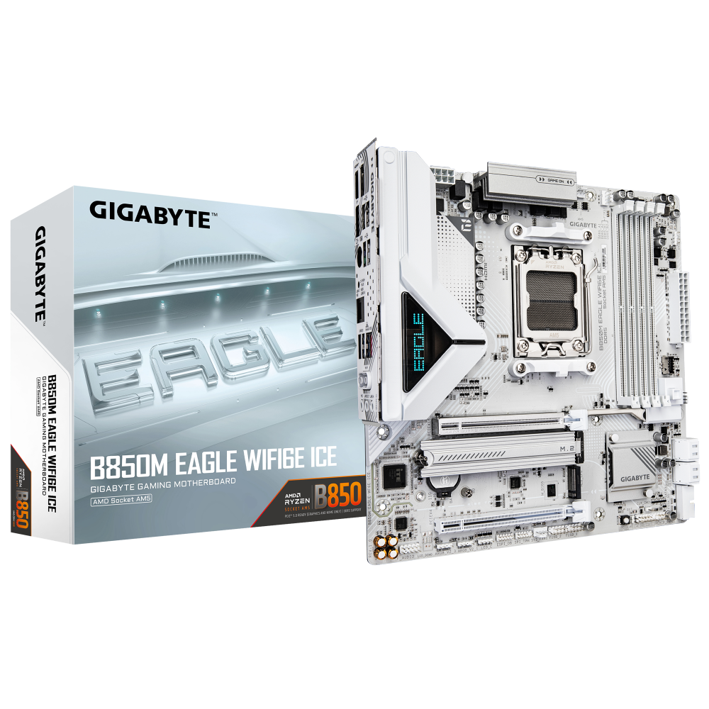לוח אם Gigabyte B850M Eagle WIFI6E ICE DDR5 AMD AM5
