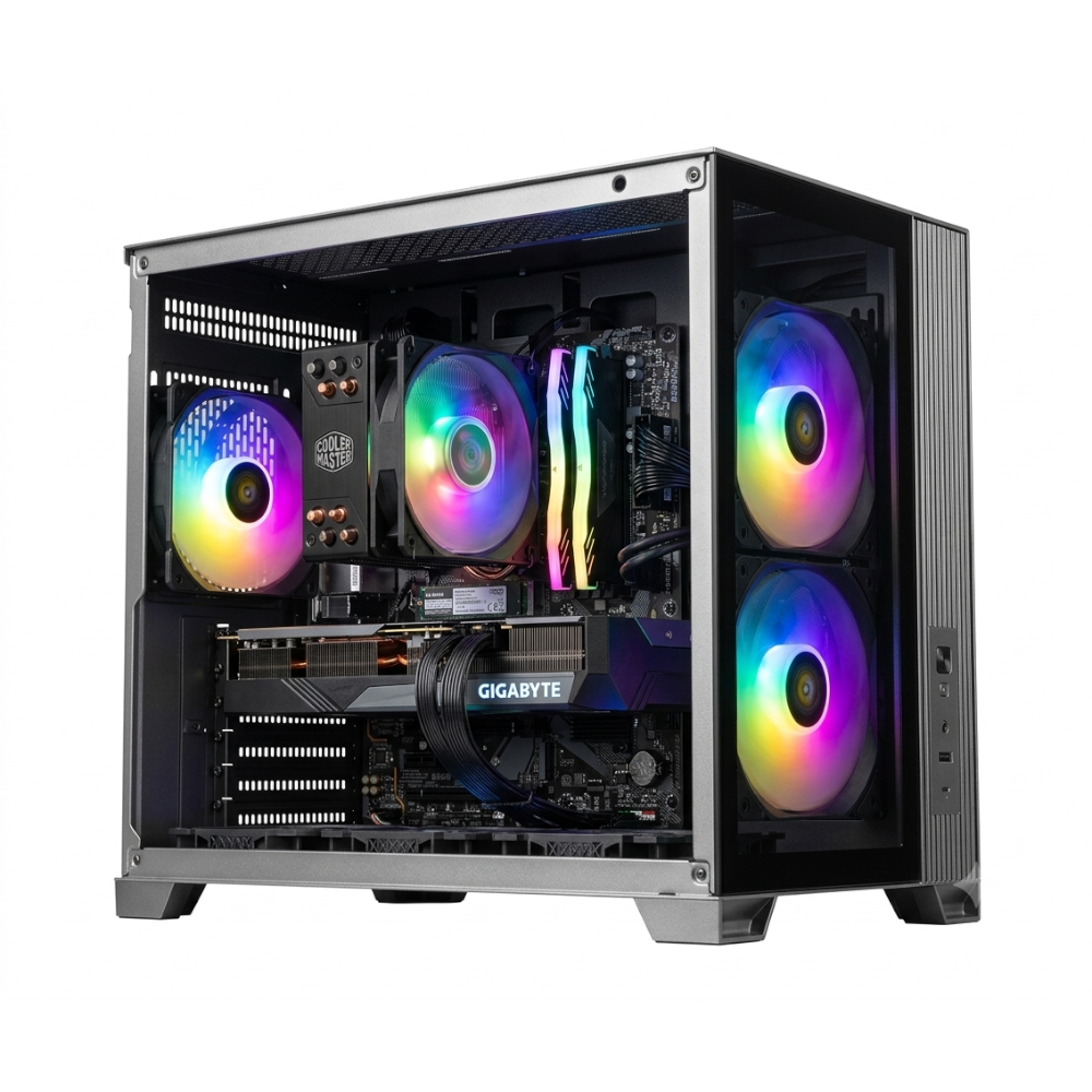 מחשב גיימינג Ultra 7 265KF 32GB DDR5 1TB RTX 5060 — Flux M