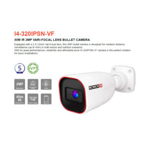 מצלמת צינור Provision I4-320IPSN-VF — IP 2MP PoE, עדשה משתנה מצלמת צינור Provision I4-320IPSN-VF — IP 2MP PoE, עדשה משתנה