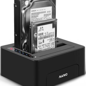 תחנת עגינה ושכפול לשני דיסקים 3.5/2.5 MAIVO USB3.0 Dual Bay