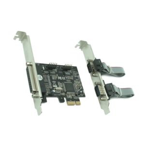 כרטיס PCIe עם 2 יציאות COM ויציאת LPT כרטיס PCIe עם 2 יציאות COM ויציאת LPT
