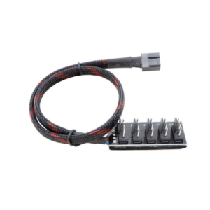 מפצל Fan Hub ל-5 מאווררים PWM 4-פין מפצל Fan Hub ל-5 מאווררים PWM 4-פין