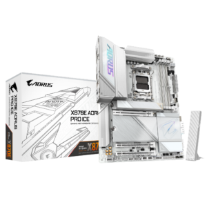 לוח אם Gigabyte X870E AORUS Pro X3D ICE DDR5 AMD AM5 לוח אם Gigabyte X870E AORUS Pro X3D ICE DDR5 AMD AM5