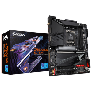 לוח אם Gigabyte Z790 AORUS Elite AX DDR5 WIFI6E LGA1700 לוח אם Gigabyte Z790 AORUS Elite AX DDR5 WIFI6E LGA1700