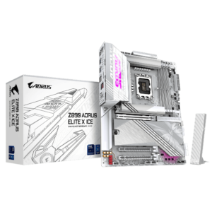 לוח אם Gigabyte Z890 AORUS Elite X ICE DDR5 LGA1851 לוח אם Gigabyte Z890 AORUS Elite X ICE DDR5 LGA1851