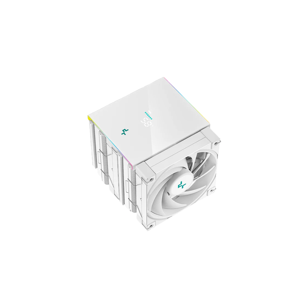 קירור אוויר DeepCool AK620 Digital לבן ARGB — עד 260W TDP