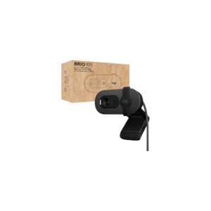 מצלמת רשת Logitech Brio 105 FHD עם איזון תאורה אוטומטי מצלמת רשת Logitech Brio 105 FHD עם איזון תאורה אוטומטי