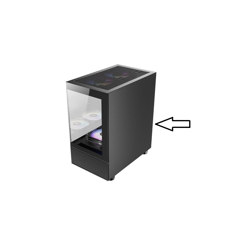 דופן ימין למארז Antec CX200M שחור