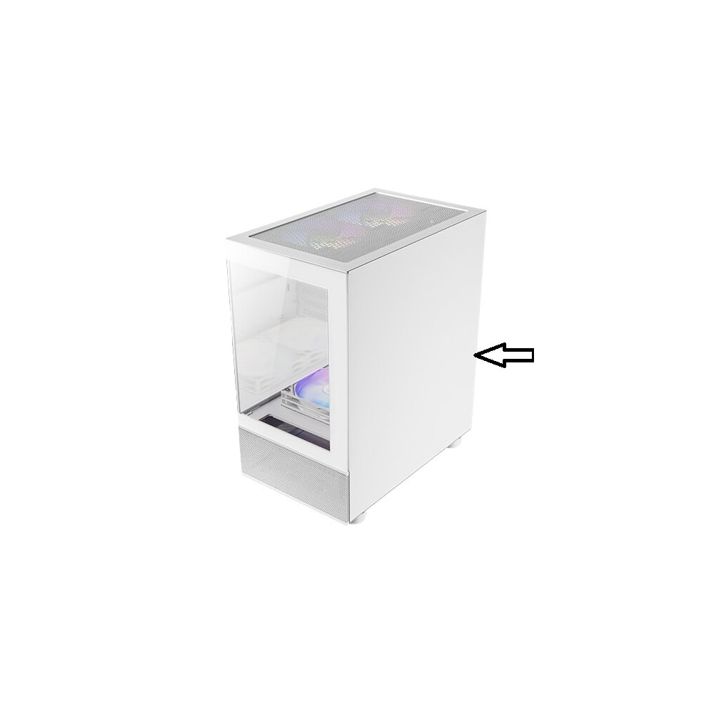 דופן ימין למארז Antec CX200M לבן