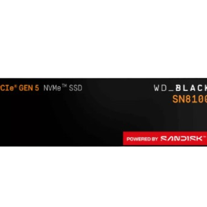 דיסק פנימי WD Black SN8100 1TB NVMe PCIe 5.0 M2 2280