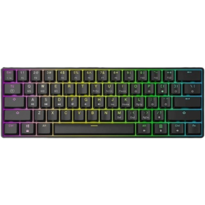 מקלדת גיימינג אופטו־מכנית שחורה SKYLOONG GK61 RGB Glacier Yellow