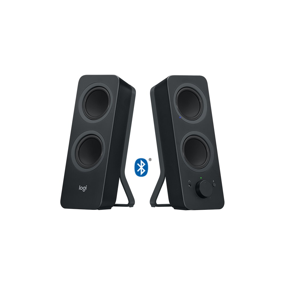 רמקולים Logitech Z207 2.0 עם Bluetooth — שחור