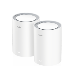מערכת Mesh Cudy M3000 V2 AX3000 2.5G — זוג יחידות מערכת Mesh Cudy M3000 V2 AX3000 2.5G — זוג יחידות