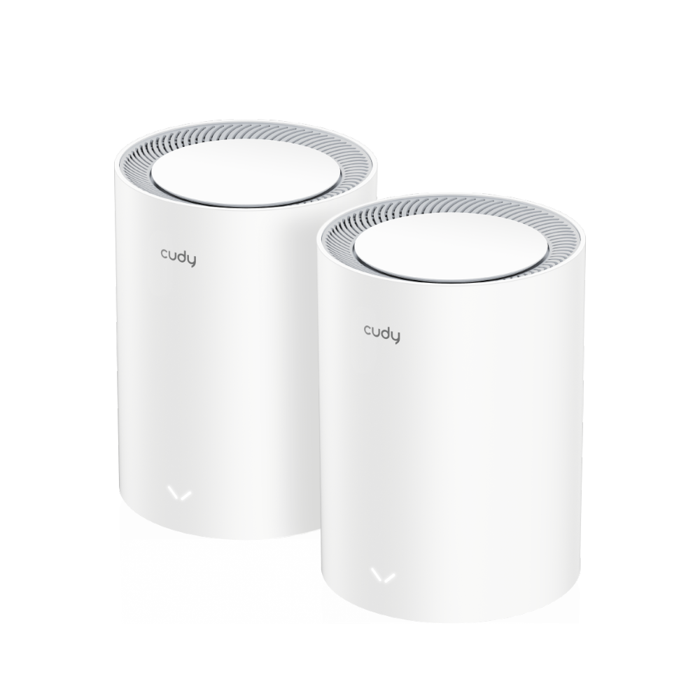 מערכת Mesh Cudy M3000 V2 AX3000 2.5G — זוג יחידות