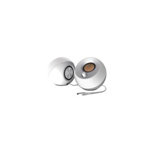 רמקולים Creative Pebble 2.0 — USB, לבן רמקולים Creative Pebble 2.0 — USB, לבן