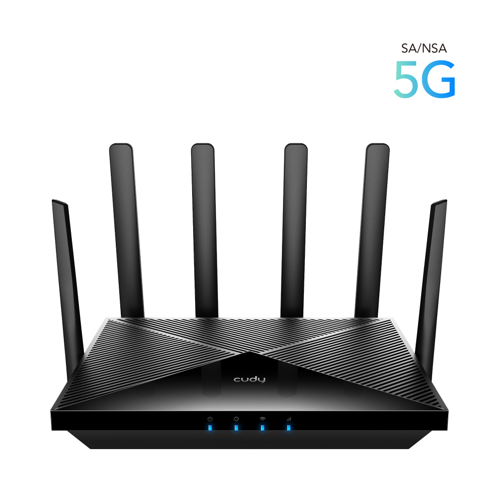 נתב אלחוטי כולל מודם סלולרי CUDY P5 AX3000 WIFI 6 GIGA Dual