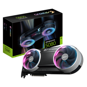 כרטיס מסך AORUS RTX 5080 INFINITY 16GB GDDR7 WINDFORCE HYPER