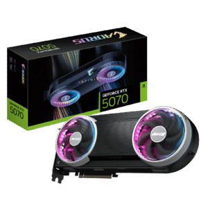 כרטיס AORUS RTX 5070 INFINITY 12GB GDDR7 WINDFORCE HYPERBURS