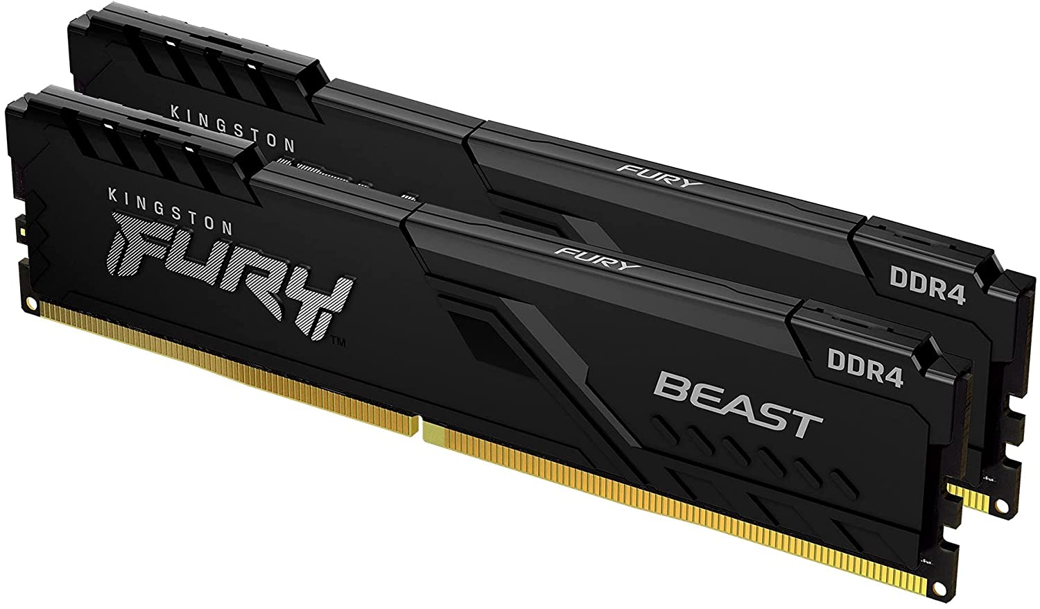 זכרון לנייח Kingston Fury Beast Black 32GB 2X16 6000MHZ DDR5